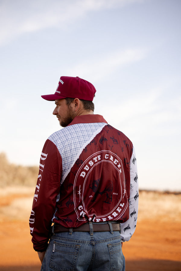 Unisex Fishing Shirt - Cowboy Plaid