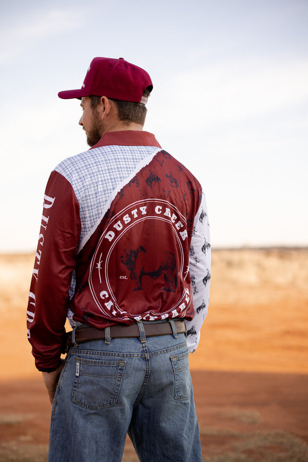 Unisex Fishing Shirt - Cowboy Plaid