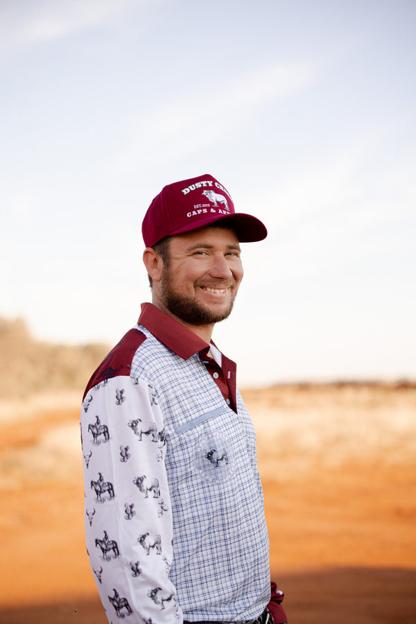 Unisex Fishing Shirt - Cowboy Plaid