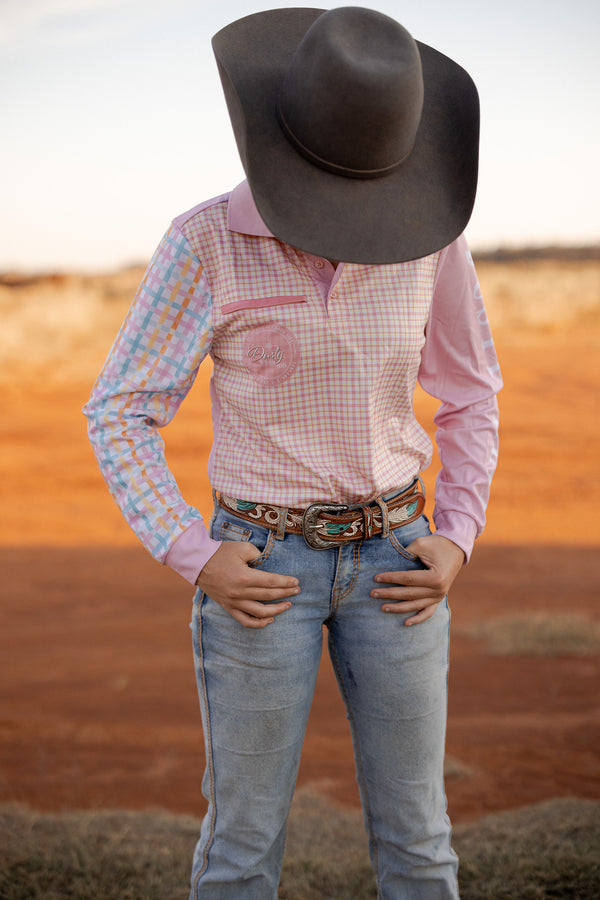 Unisex Fishing Shirt – Pink Plains