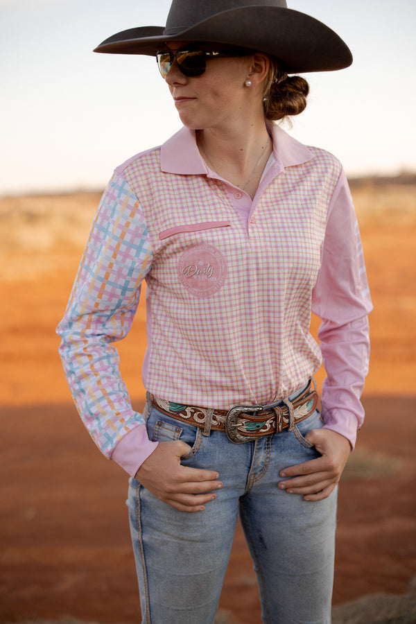 Unisex Fishing Shirt – Pink Plains