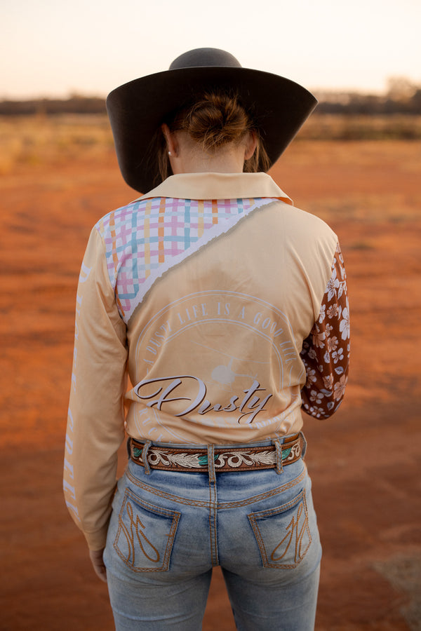 Unisex Fishing Shirt - Saltbush Sunrise