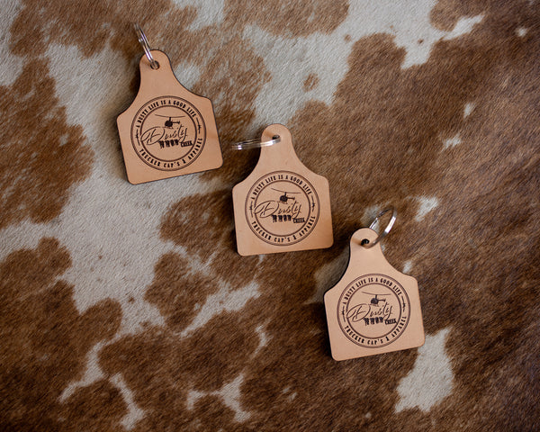 Cattle Tag Keyring