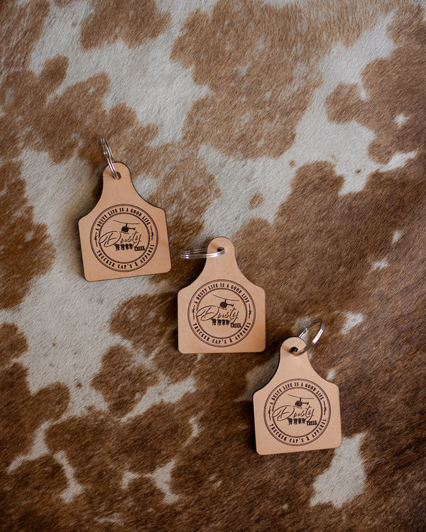 Cattle Tag Keyring