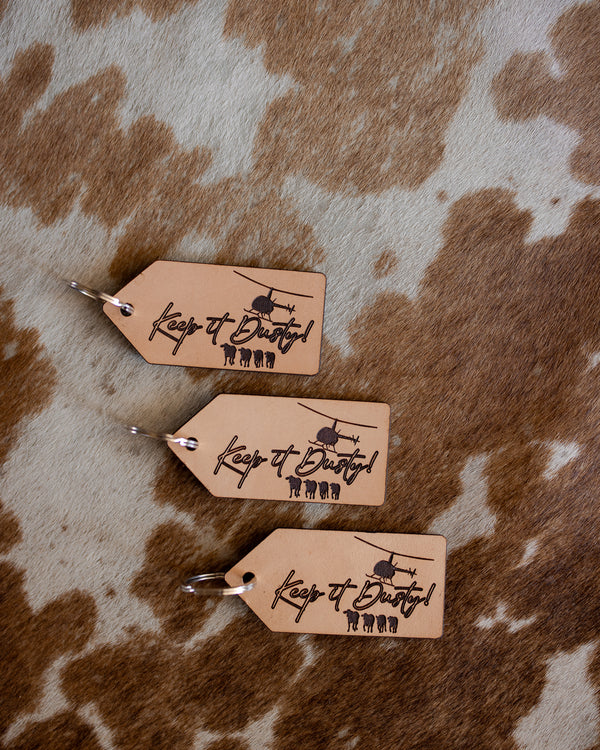 Leather Tag Keyring