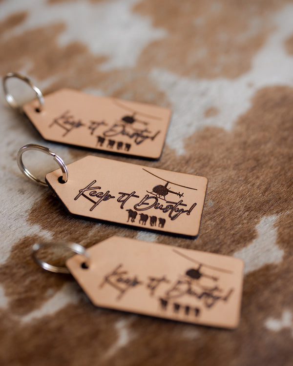 Leather Tag Keyring