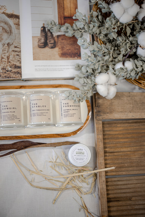 The Stables - Mini Candle Tin