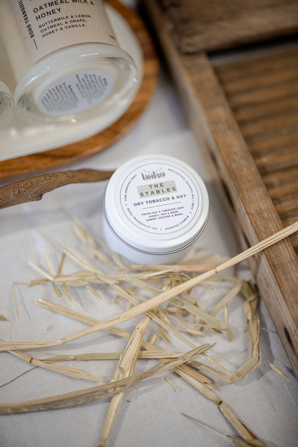 The Stables - Mini Candle Tin