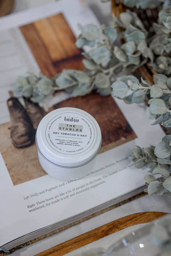 The Stables - Mini Candle Tin