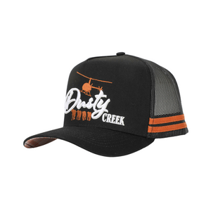 Aussie Profile Trucker Cap - Quality cotton, mesh back, adjustable snapback, unisex, two stripe design