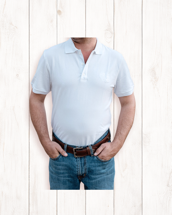 Unisex Polo - White