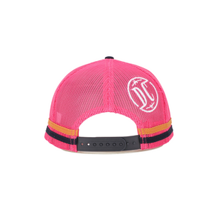 Aussie Profile Trucker Cap - Quality cotton, mesh back, adjustable snapback, unisex, two stripe design