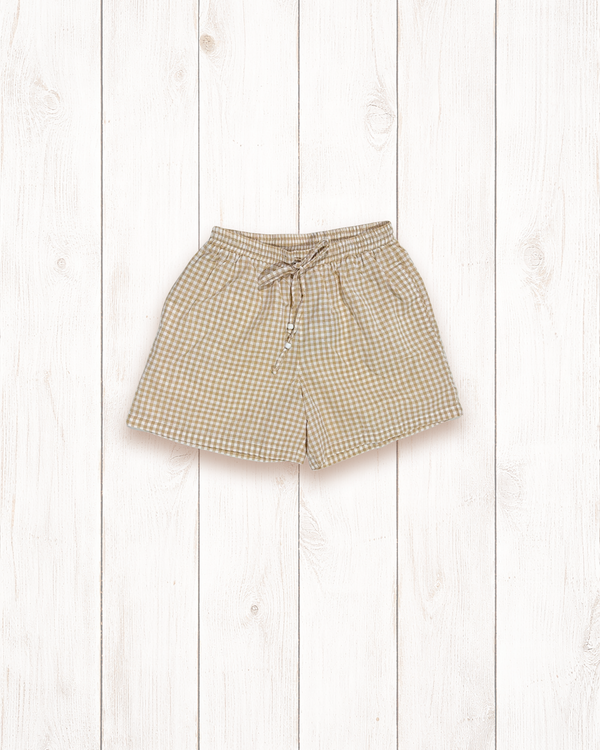 Ladies Cotton Short - Beige