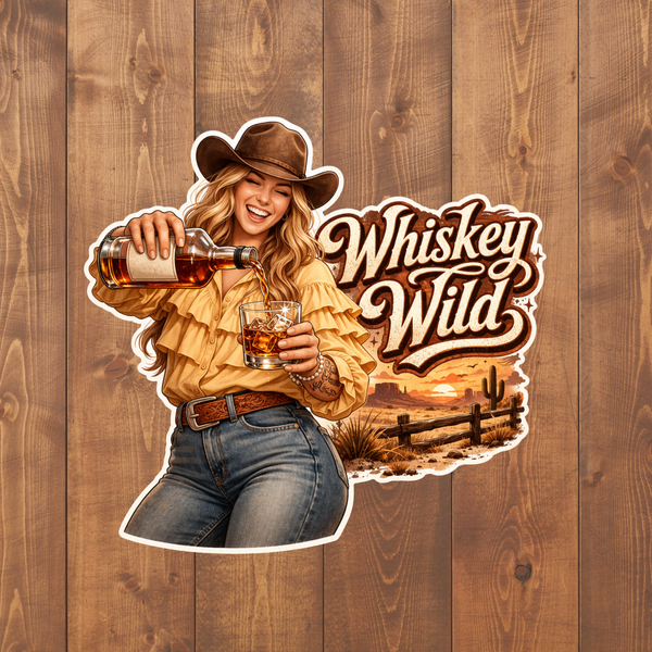 Die Cut Stickers - Whiskey Wild