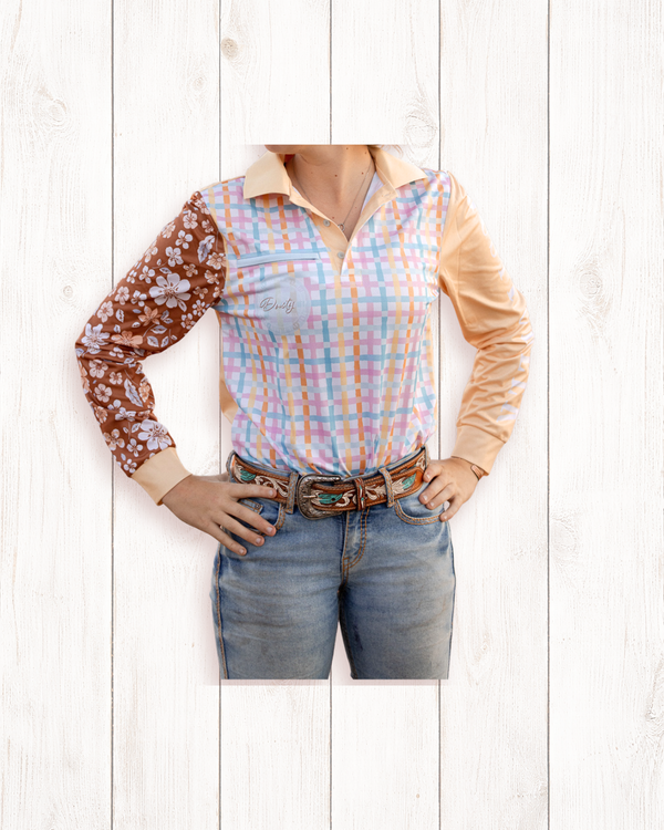 Unisex Fishing Shirt - Saltbush Sunrise