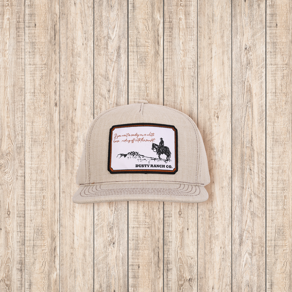 Ranch Cap - Cowboy on a white horse