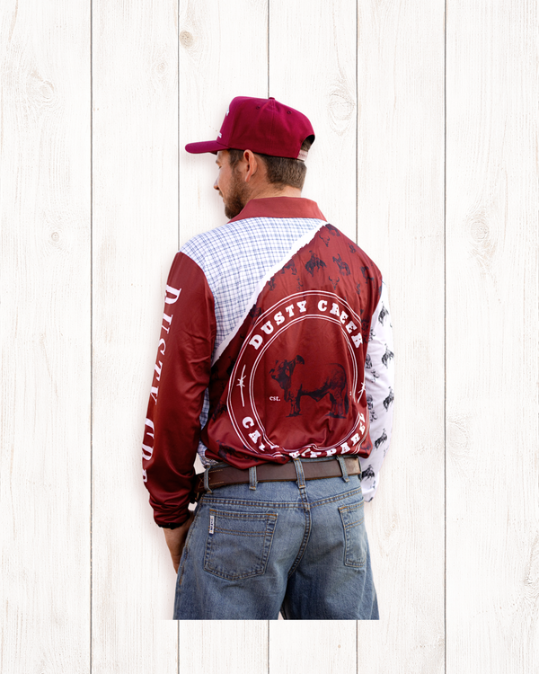 Unisex Fishing Shirt - Cowboy Plaid