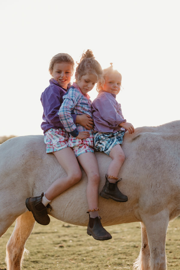 Boys/Girls Footy Shorts - Navy