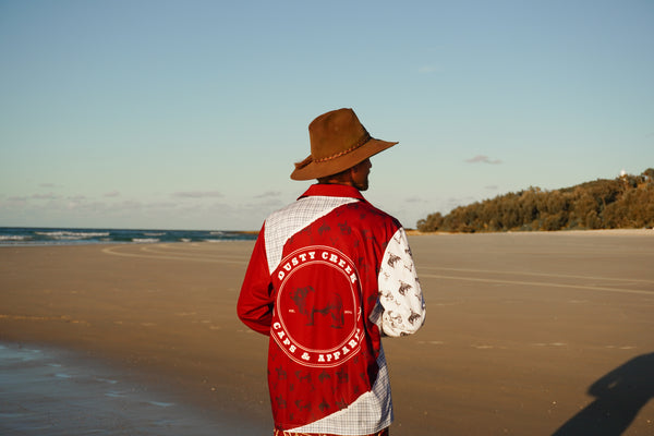 Unisex Fishing Shirt - Cowboy Plaid