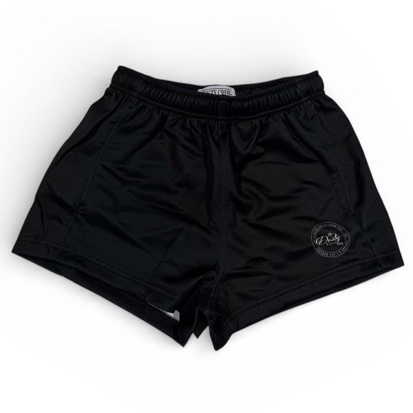 Unisex Footy Short Black - NEW!!