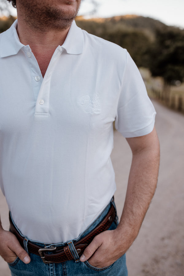 Unisex Polo - White
