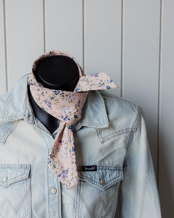 Neck Tie Pink Floral