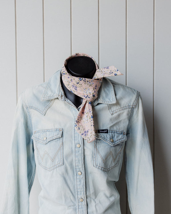 Neck Tie Pink Floral