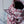 Laced Trim Scarf Crimson Cream