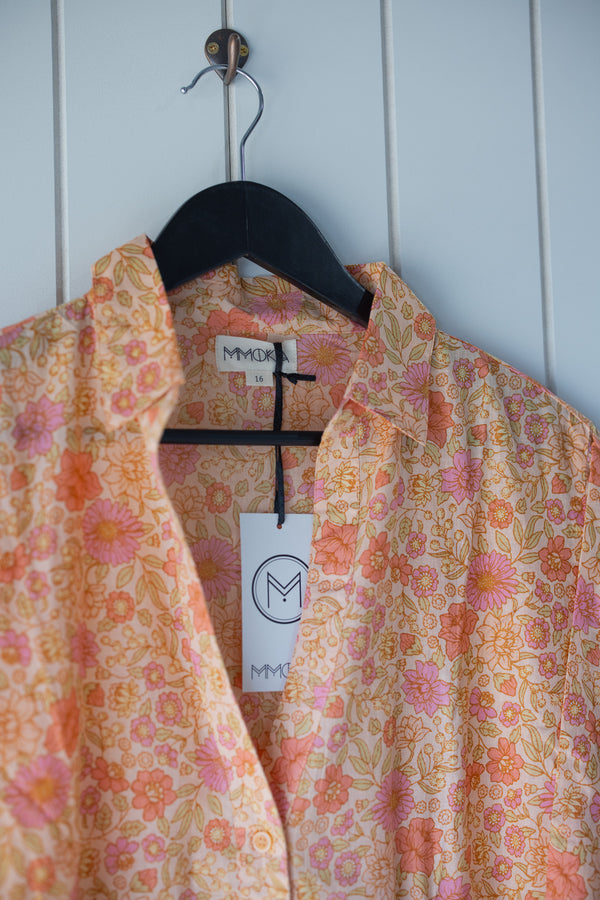 Mmoka Sun Floral Collared Dress