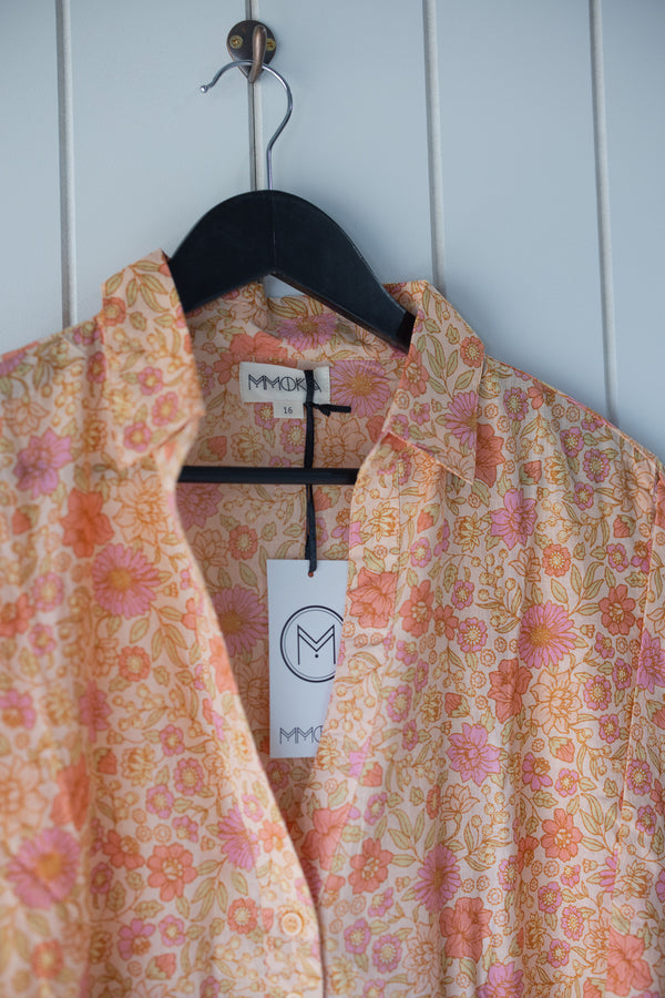 Mmoka Sun Floral Collared Dress