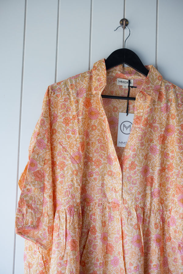 Mmoka Sun Floral Collared Dress