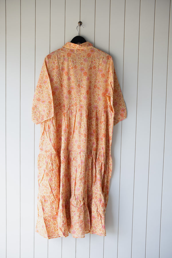Mmoka Sun Floral Collared Dress