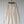 Cream Denim Split Front Skirt