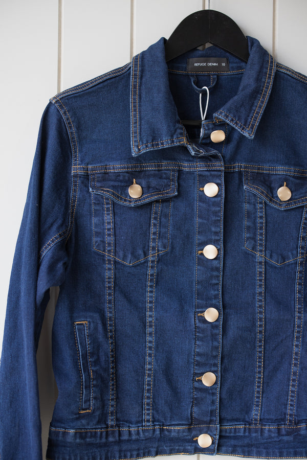 Denim Jacket - Dark Wash